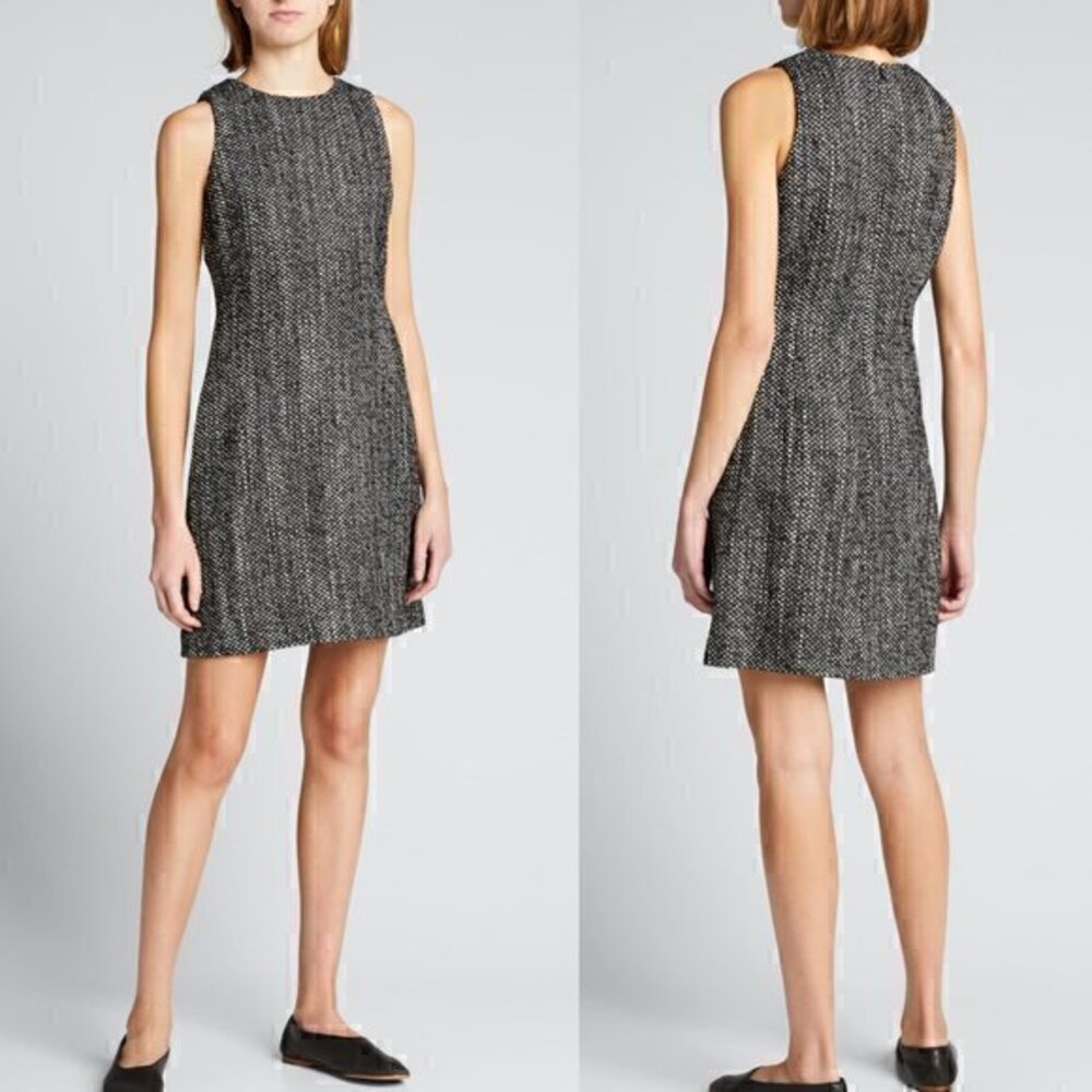 Theory Sleeveless Angled Wool Dress Size 8 NWT